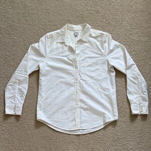 J. Crew Classic White Women’s Oxford Button Down